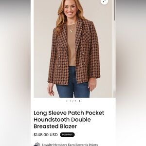 NWT Democracy Blazer Size Medium (sold out)